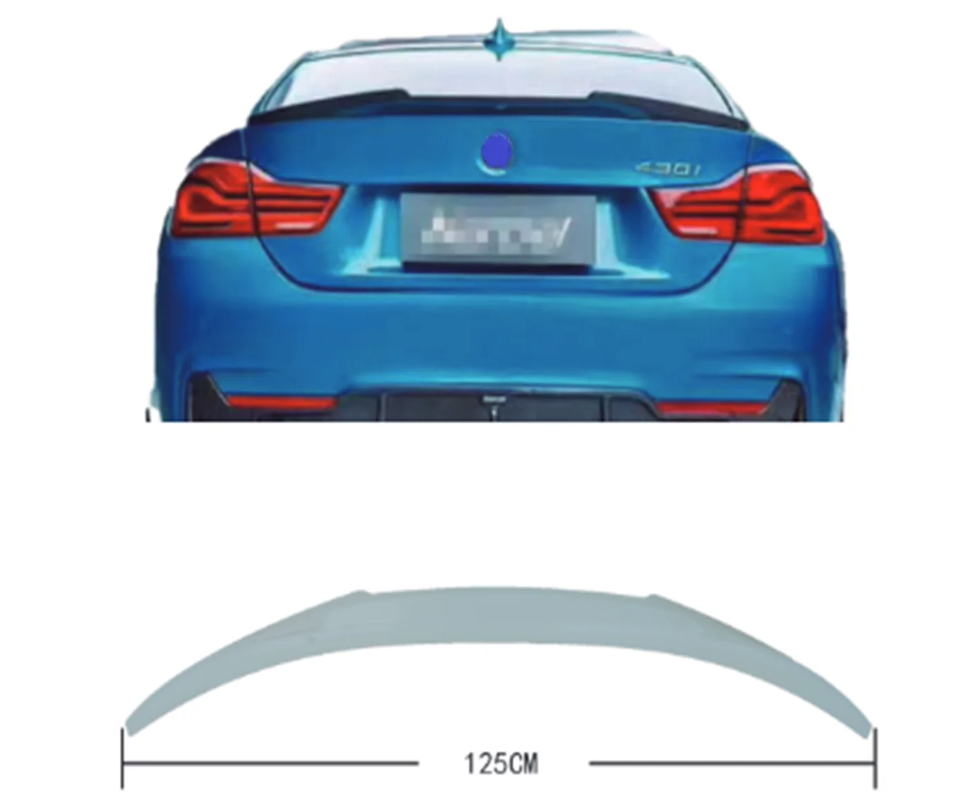 BMW BAGAJ SPOYLERİ F32 OEM 51192350722 - 1